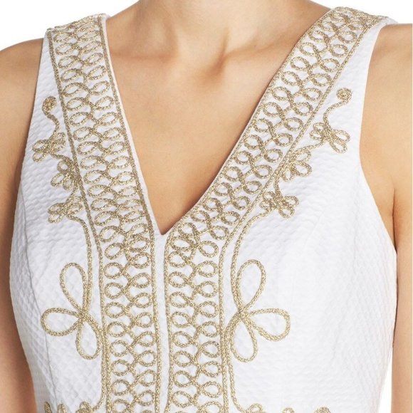 NWT Lilly Pulitzer Aveline Shift in Resort White - Picture 4 of 4